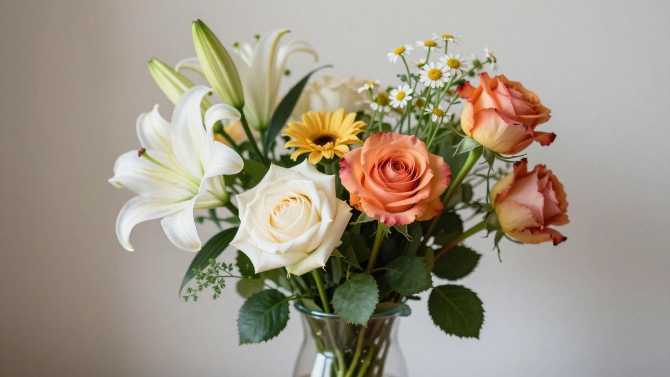 Colorful flower bouquet for mum in Altona Meadows.